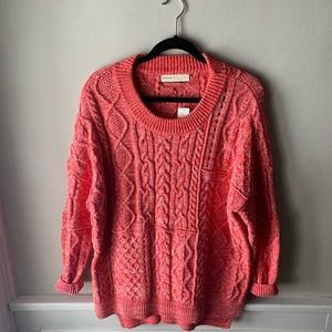 Anthropologie Pilcro Pink Tunic/Sweater- M NWT